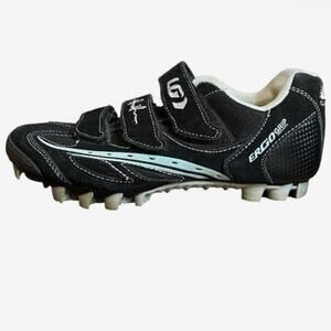 Louis Garneau Ergo Grip Cycling Shoes EU 39 Black SPD Clip Bike Shoes